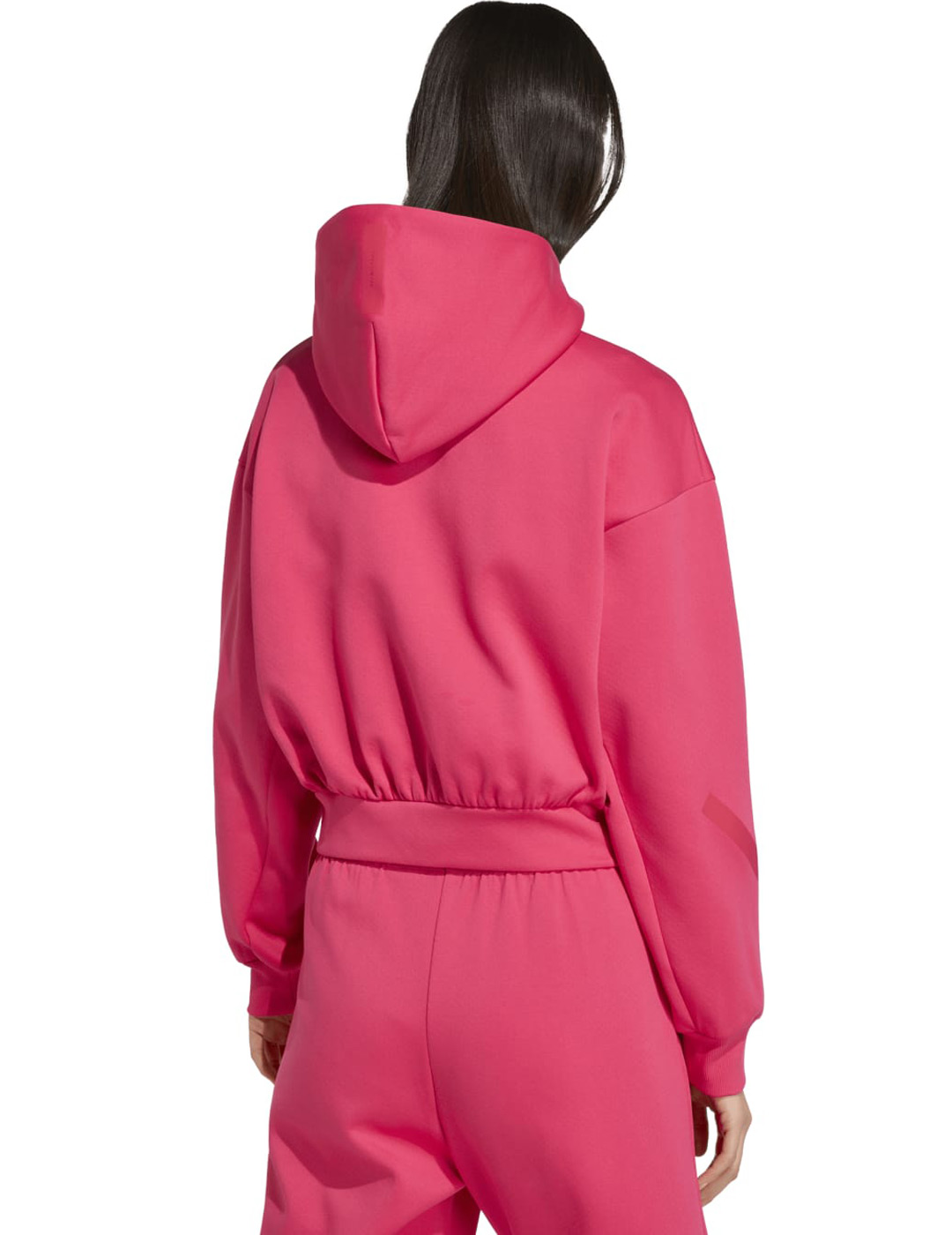 sudadera adidas mujer con capucha W Z.N.E. CR FZ, rosa