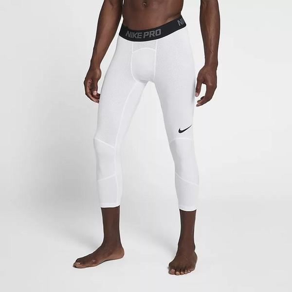 Dos grados Dirección Fascinante MALLA NIKE PRO MEN'S 3/4 BASKETBALL BLANCO