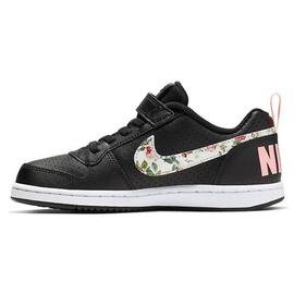 ZAPATILLA NIKE COURT BOROUGH LOW VFJR NEGRO/FLORES