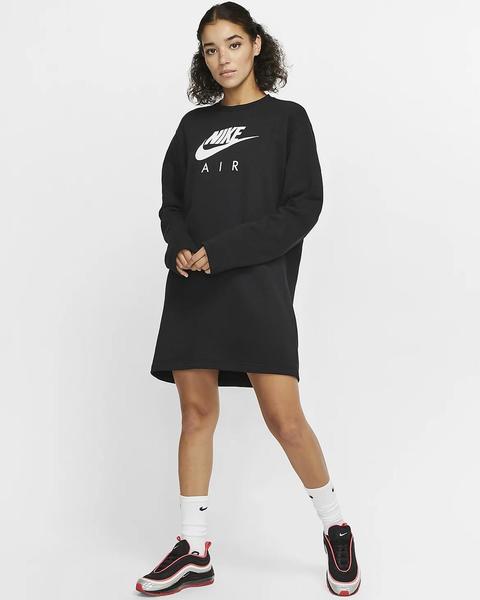 molécula Prestado pedir disculpas SUDADERA LARGA NIKE AIR WOMEN'S FLEECE DRESS