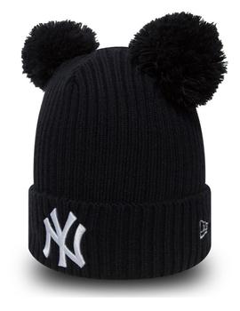 GORRO NEW ERA CUFF DBL POM CUFF WMNS NEYYAN NVY