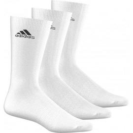 CALCETIN LARGO ADIDAS BLANCO 3 UNIDADES