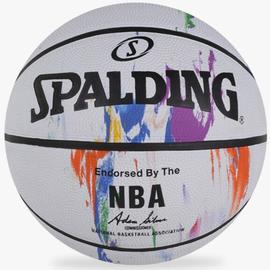 BALON SPALDING NBA MARBLE MC OUT SZ. 7, BLANCO