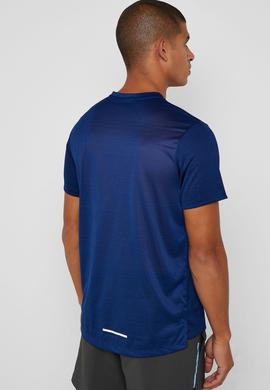 CAMISETA NIKE DRI-FIT MILER RUNNING AZUL