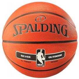 BALON SPALDING SILVER OUTDOOR NARANJA TALLA 6