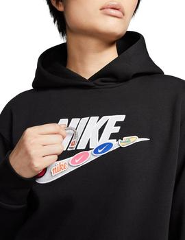 SUDADERA NIKE CAPUCHA SPORTWEAR MUJER