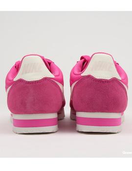 NIKE CORTEZ NYLON, FUSCIA/BLANCA