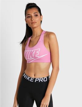 TOP NIKE SWOOSH WOMEN'S MEDIUM-SUPPORT