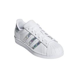 ZAPATILLA ADIDAS SUPERSTAR JR. BLANCO/PLATA