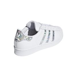 ZAPATILLA ADIDAS SUPERSTAR JR. BLANCO/PLATA