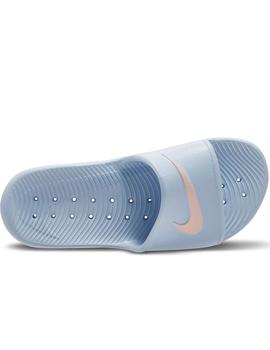 CHANCLA NIKE KAWA MUJER SLIDE, CELESTE