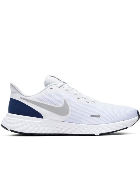 Máquina de escribir canal Atlas NIKE REVOLUTION BLANCA, ZAPATILLA RUNNING PARA HOMBRE