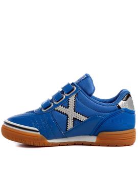 ZAPATILLA NIÑO MUNICH G 3 KID VELCRO, AZUL