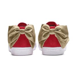 PUMA SUEDE BOW VARSITY ROJA CON LAZO