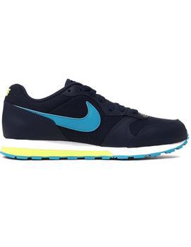 ZAPATILLA NIKE MD RUNNER 2 BIG KIDS' MARINO/CELEST