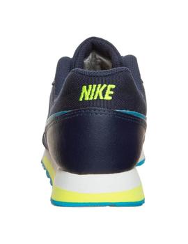 ZAPATILLA NIKE MD RUNNER 2 BIG KIDS' MARINO/CELEST