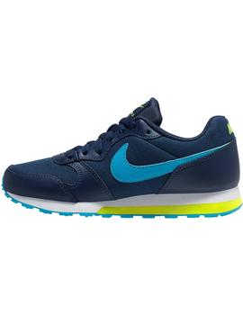 ZAPATILLA NIKE MD RUNNER 2 BIG KIDS' MARINO/CELEST