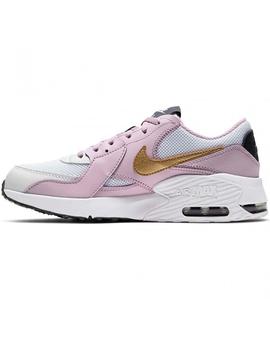 NIKE AIR MAX EXCEE BIG KIDS' BLANCA/ROSA