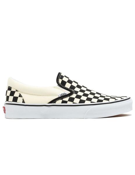 vans negro con blanco cuadros