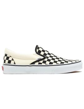 VANS UA CLASSIC SLIP-ON, CUADROS BLA/NEG