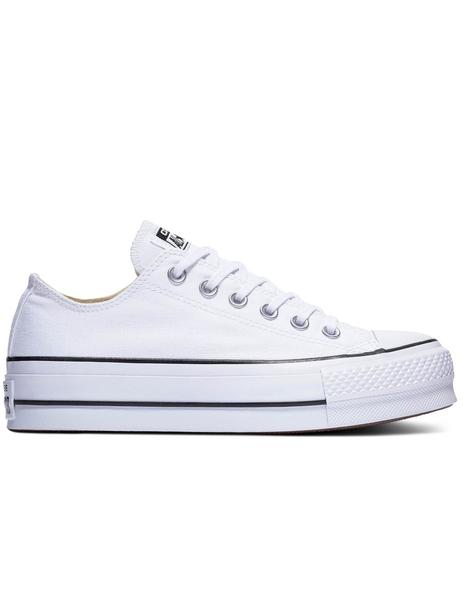 converse plataforma blanca