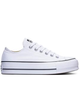 CONVERSE PLATAFORMA, BLANCA/NEGRA