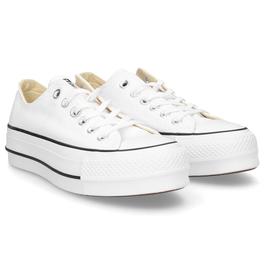 CONVERSE PLATAFORMA, BLANCA/NEGRA