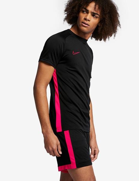 interferencia Tiempo de día especificación CAMISETA NIKE ACADEMY MEN´S, DRI-FIT NEGRO/ROSA