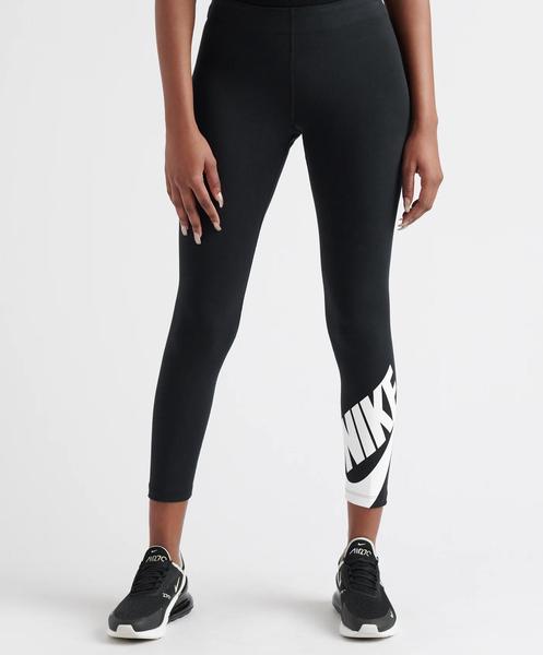 hueco loto tema MALLA NIKE SPORTWEAR 7/8 MUJER, NEGRA