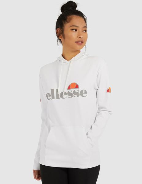 Tina Oh querido Completamente seco SUDADERA ELLESSE DE CAPUCHA PARA MUJER, BLANCA