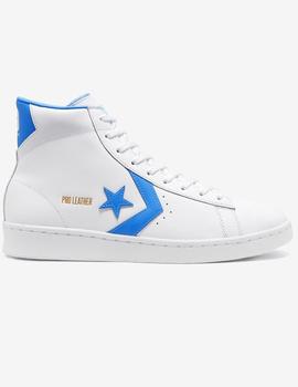 CONVERSE PRO LEATHER MID BLANCO/AZUL