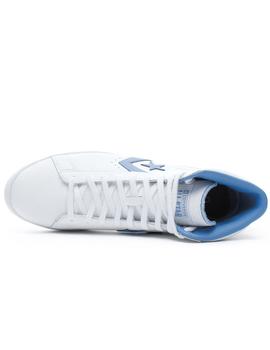 CONVERSE PRO LEATHER MID BLANCO/AZUL