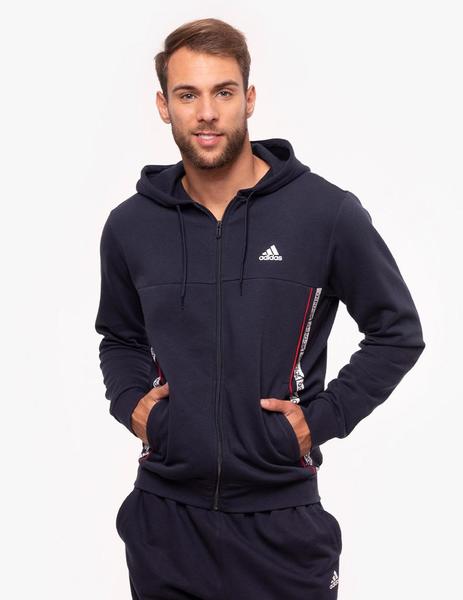 SUDADERA ADIDAS ABIERTA CON CAPUCHA, HOMBRE,